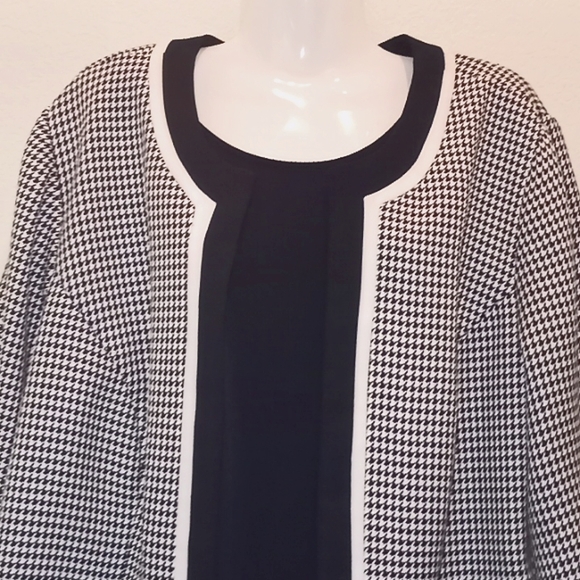 R & K Originals Blue Houndstooth Jacket - Picture 3 of 11